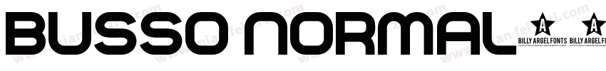 Busso Normal字体转换